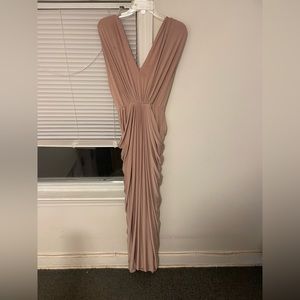 Pia Gladys Perry Champagne bridesmaid dress size 4